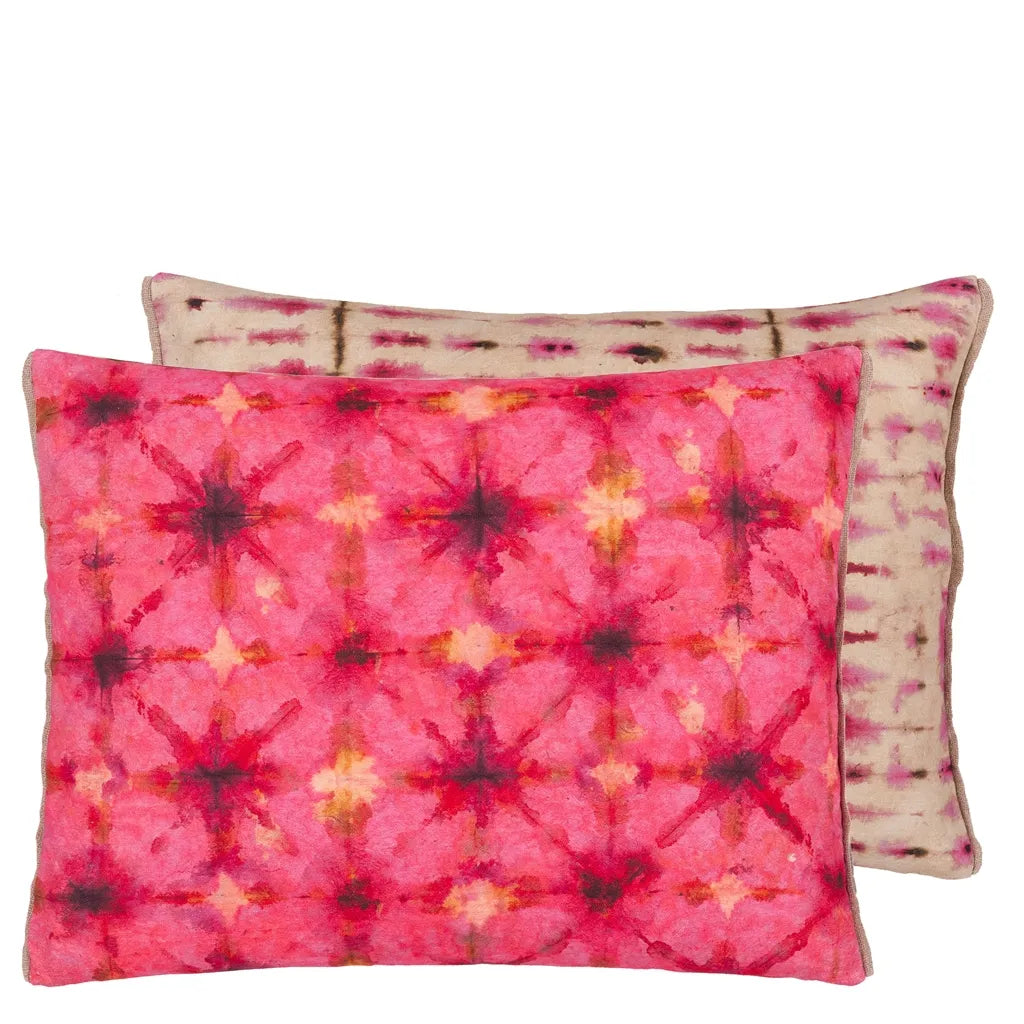 Designers Guild Pude - Shibori Fuchsia - 45 x 60 cm