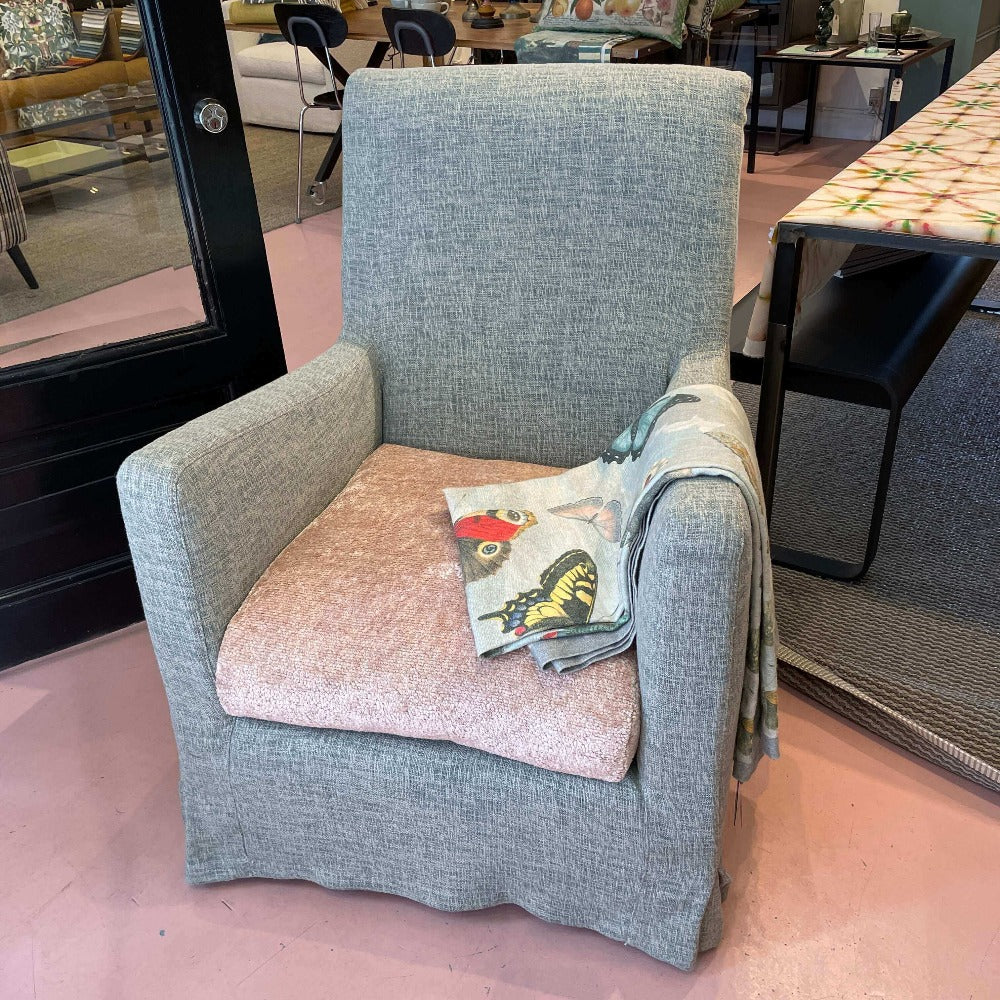 Designers Guild Rockford Lænestol høj ryg med løst betræk Fick-co