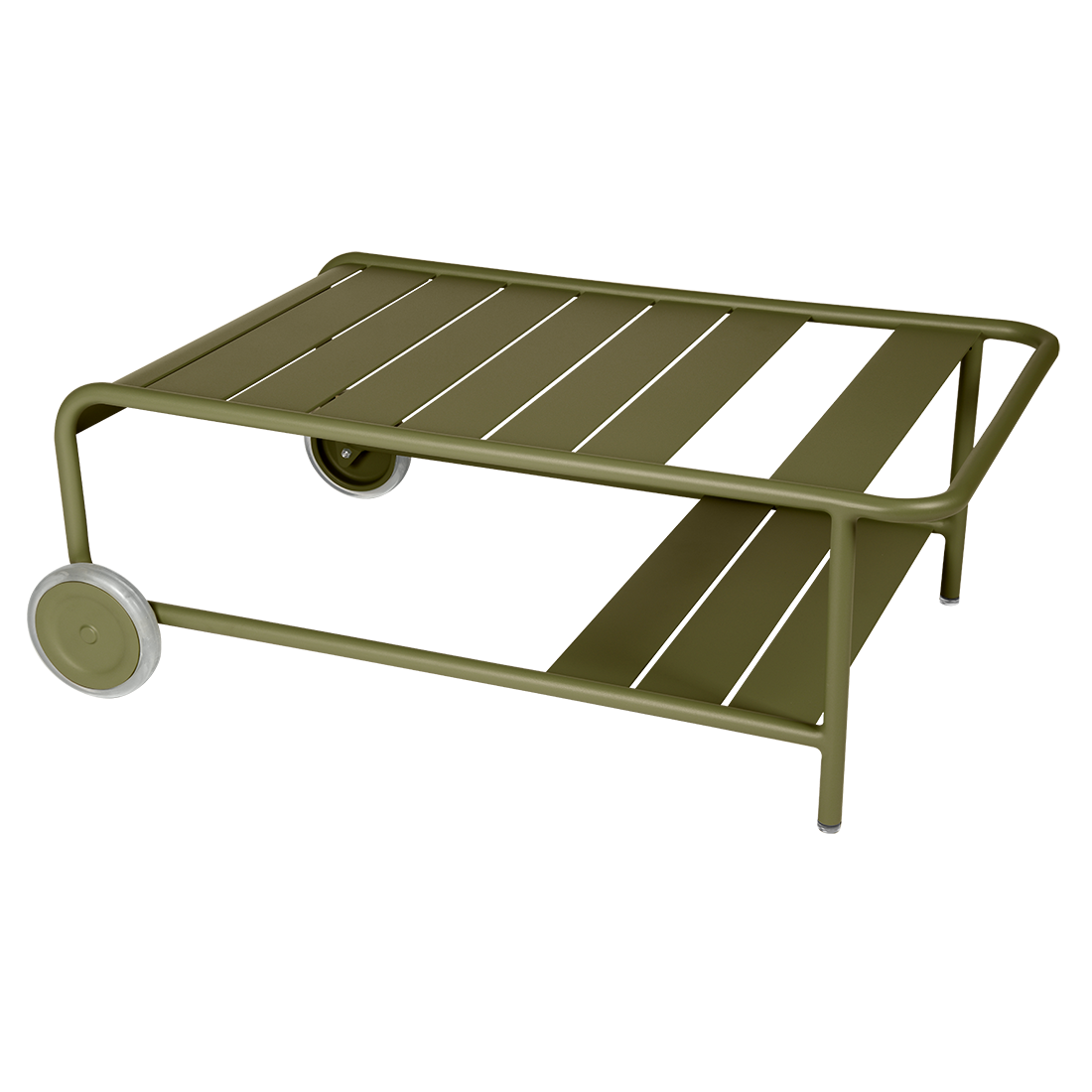 Fermob Luxembourg Lavt bord på hjul