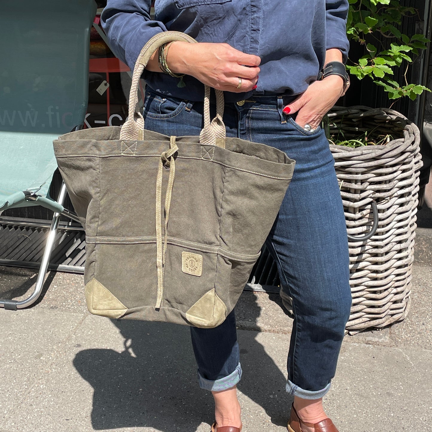 Franske Tote Bags - Bronze