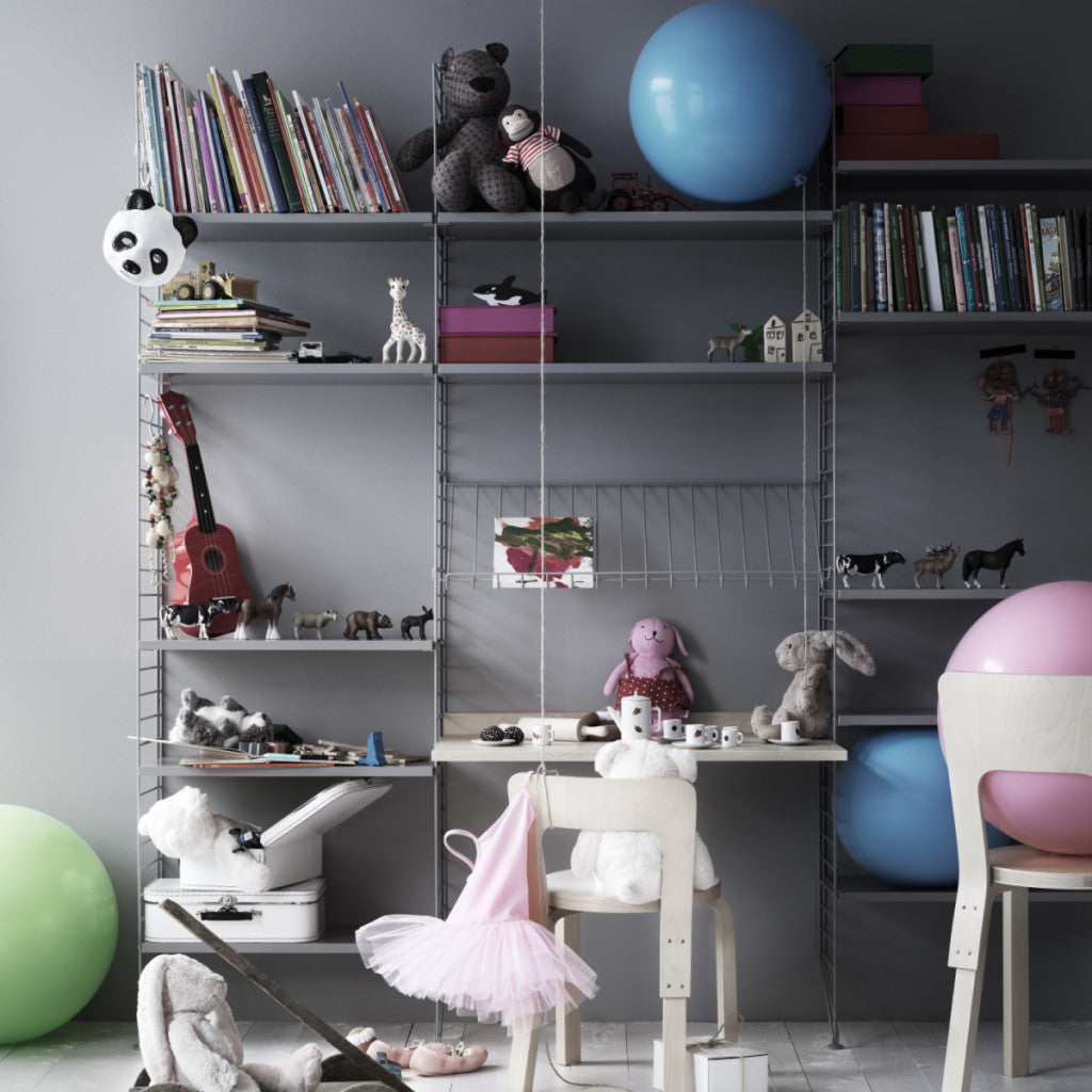 String tegneplads til børn/unge - 80x200x58 cm - Kombination C