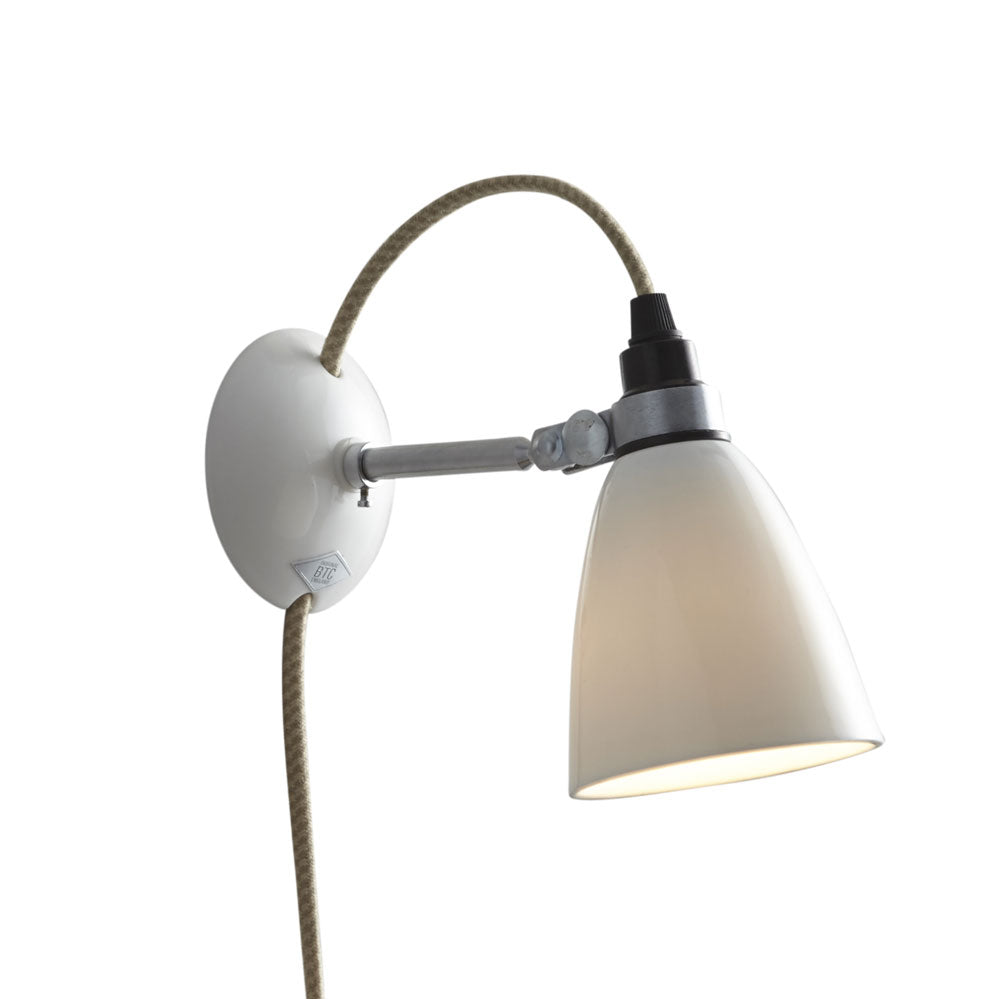 Hector Dome væglampe Small- Natural