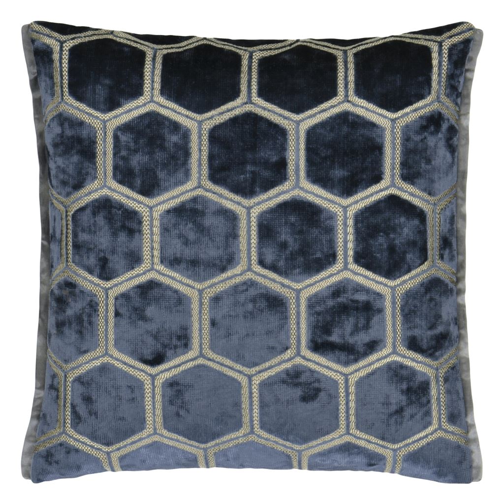 Designers Guild Pude -Manipur- Midnight - 43 x 43 cm