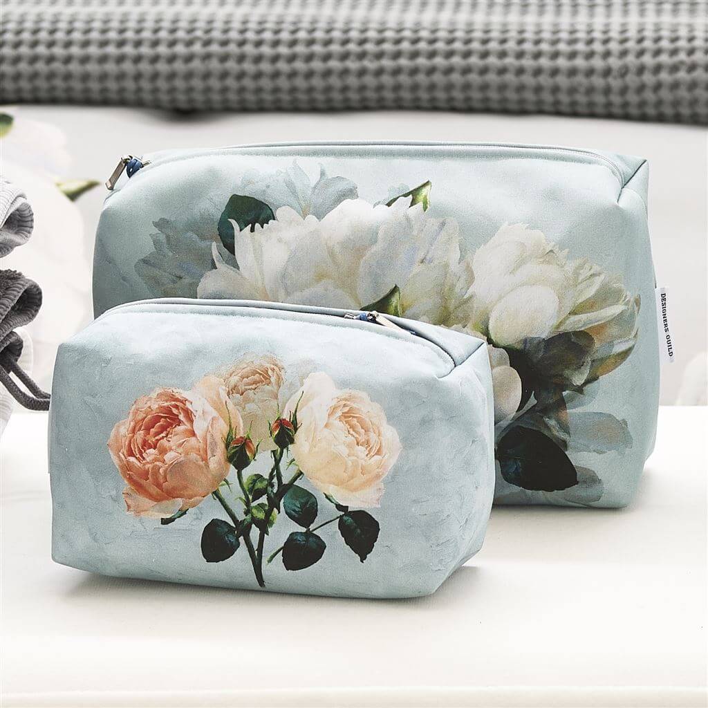 Makeup-clutch - Designers Guild-Grande Zinc