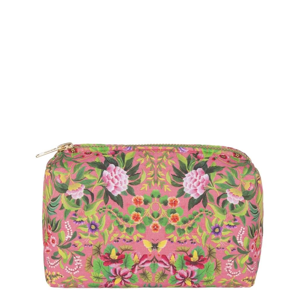 Makeup-pung - Designers Guild-Ikebana Damask Aqua