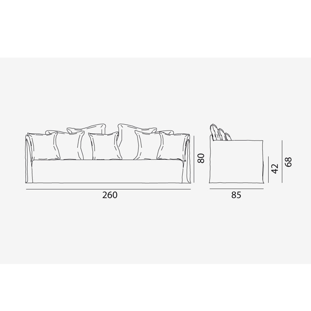 Sofa - Gervasoni - Ghost 14