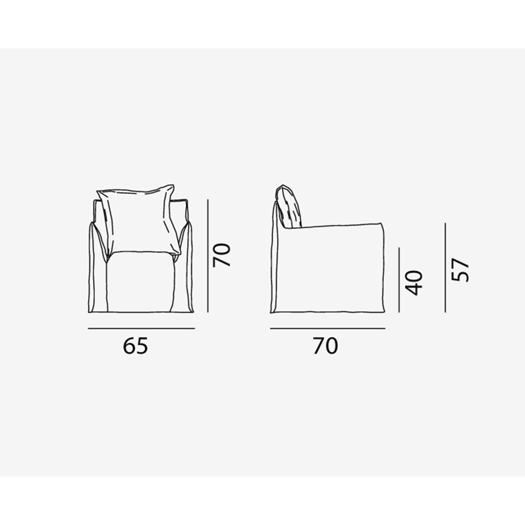 Lænestol - Gervasoni - Ghost 05