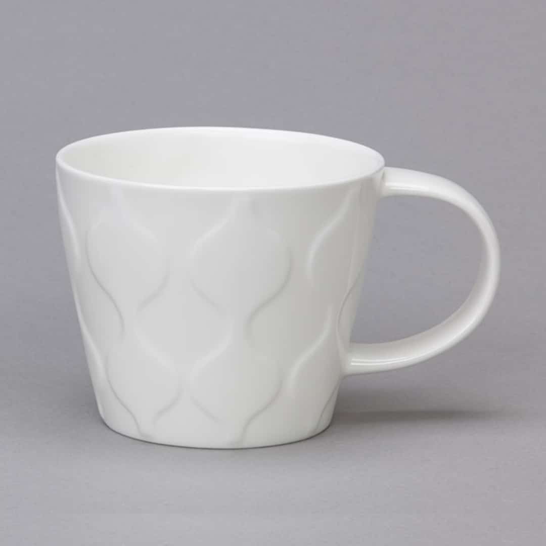 Tubby Hourglass - Hvidt krus