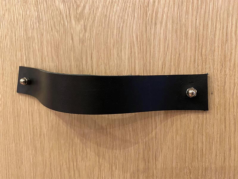 Lædergreb Elfrida 30x210 mm