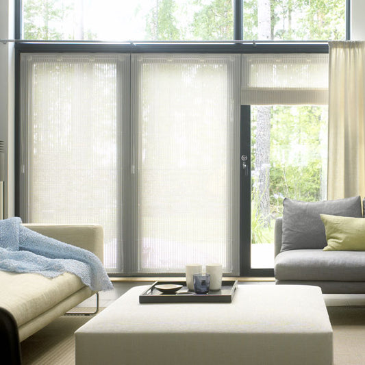 Woodnotes Foldegardin med Kædetræk - Model E