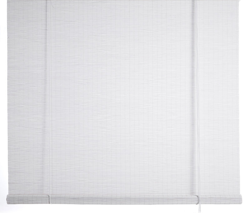 Bambusgardin –Hvid fin – 50% Soldæmpning - varenr 94002-WHT
