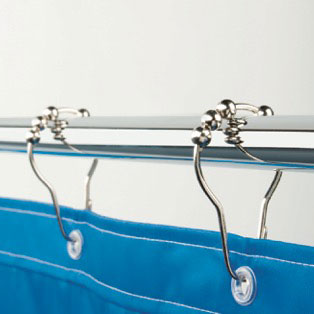 Badeforhæng – Ringe – Springringe – 12 stk