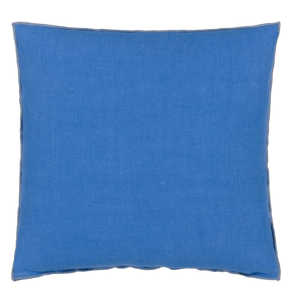 Designers Guild Pude - Brera Lino - Cornflower & Lapis- 43 x 43 cm