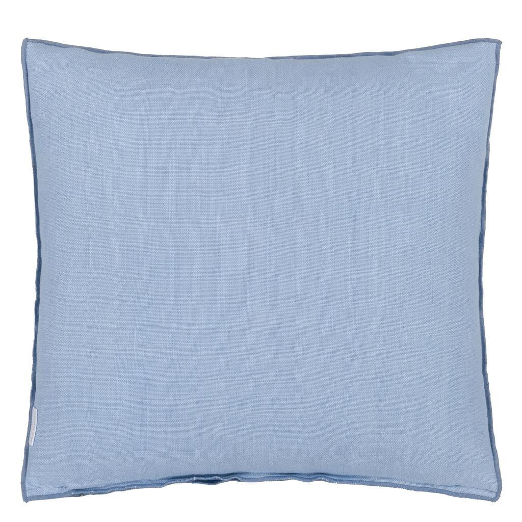 Designers Guild Pude - Brera Lino - Cornflower & Lapis- 43 x 43 cm