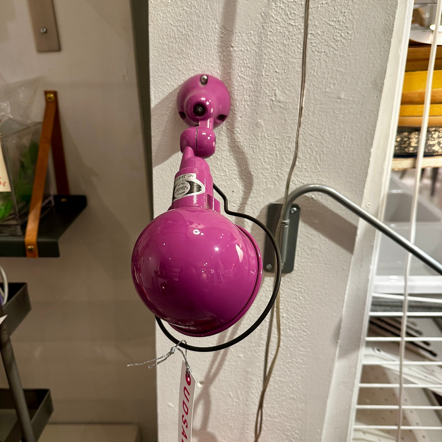 Jielde væglampe m/afbryder