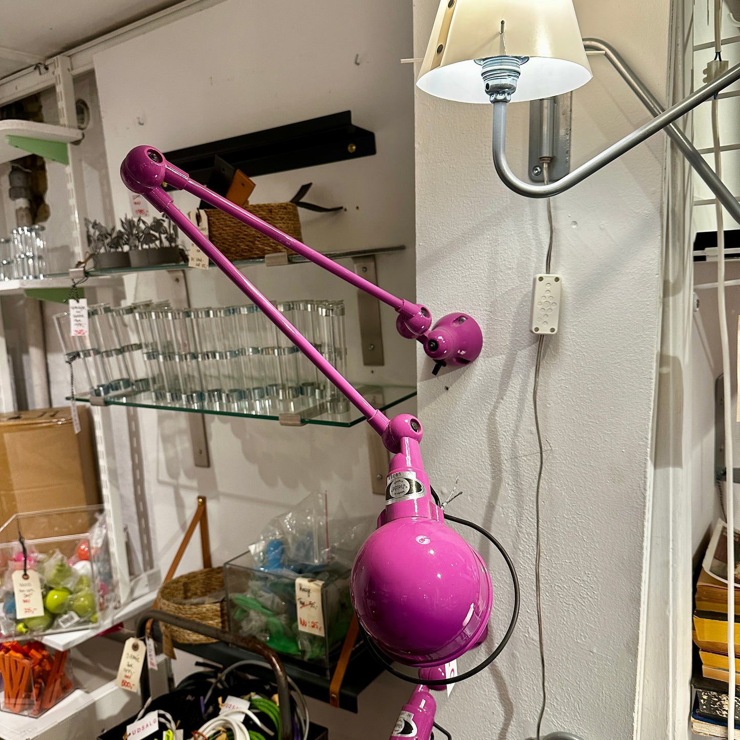 Jielde væglampe m/ to arme