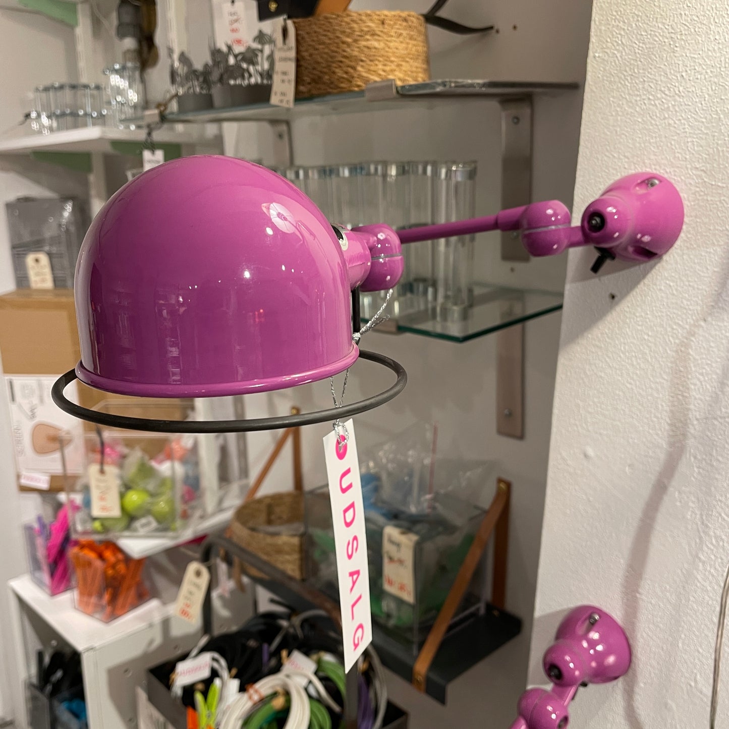 Jielde væglampe m/ to arme