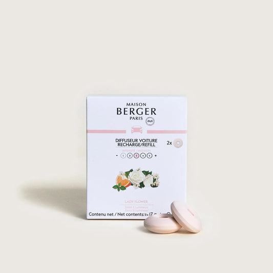 Maison Berger Bilduft Sæt - Lady Flower