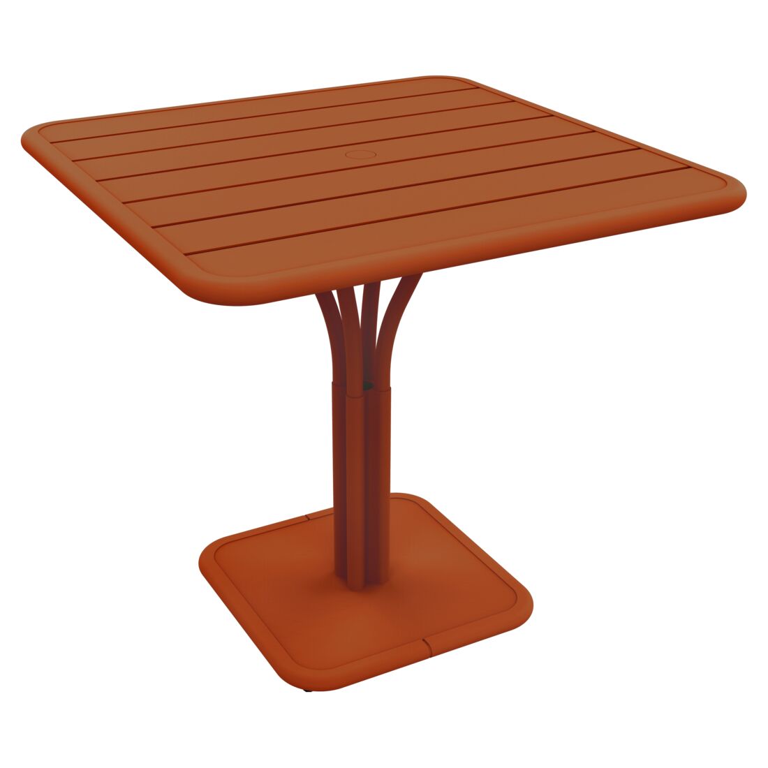 Fermob Luxembourg bord 80×80 cm på sokkel