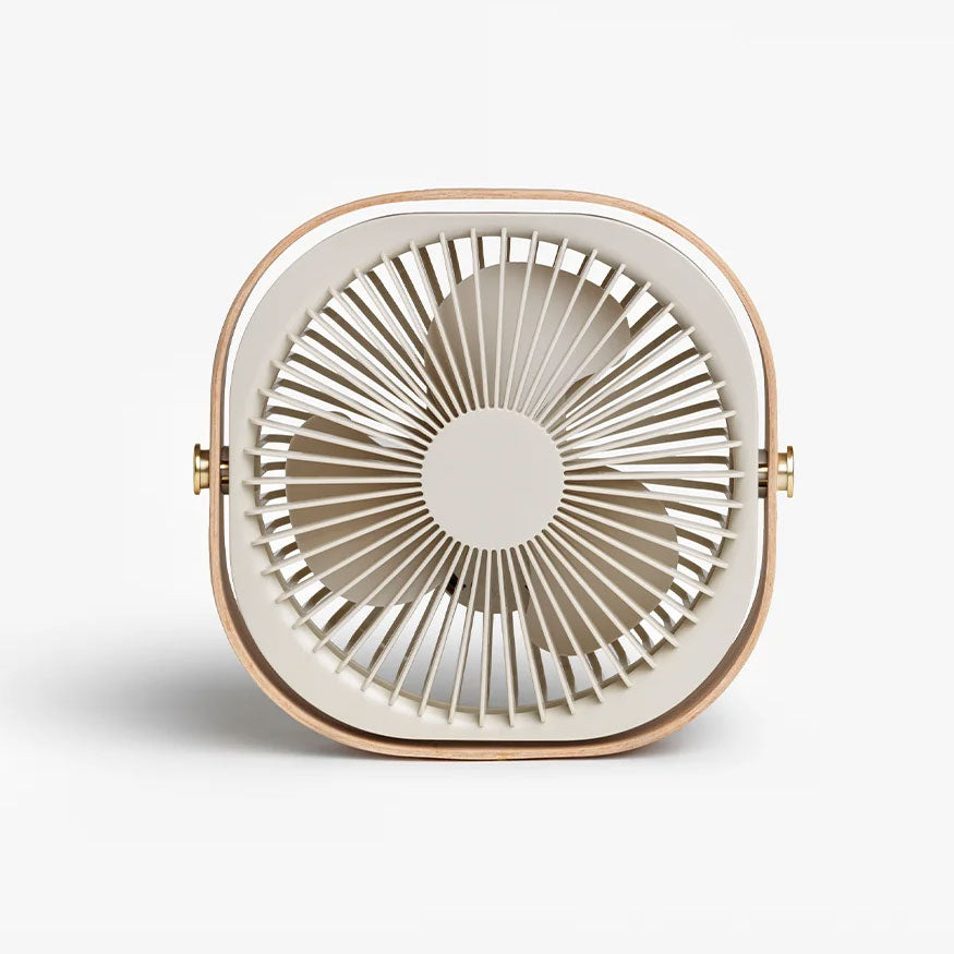 Genopladelig ventilator - Fantastic Wood Beige