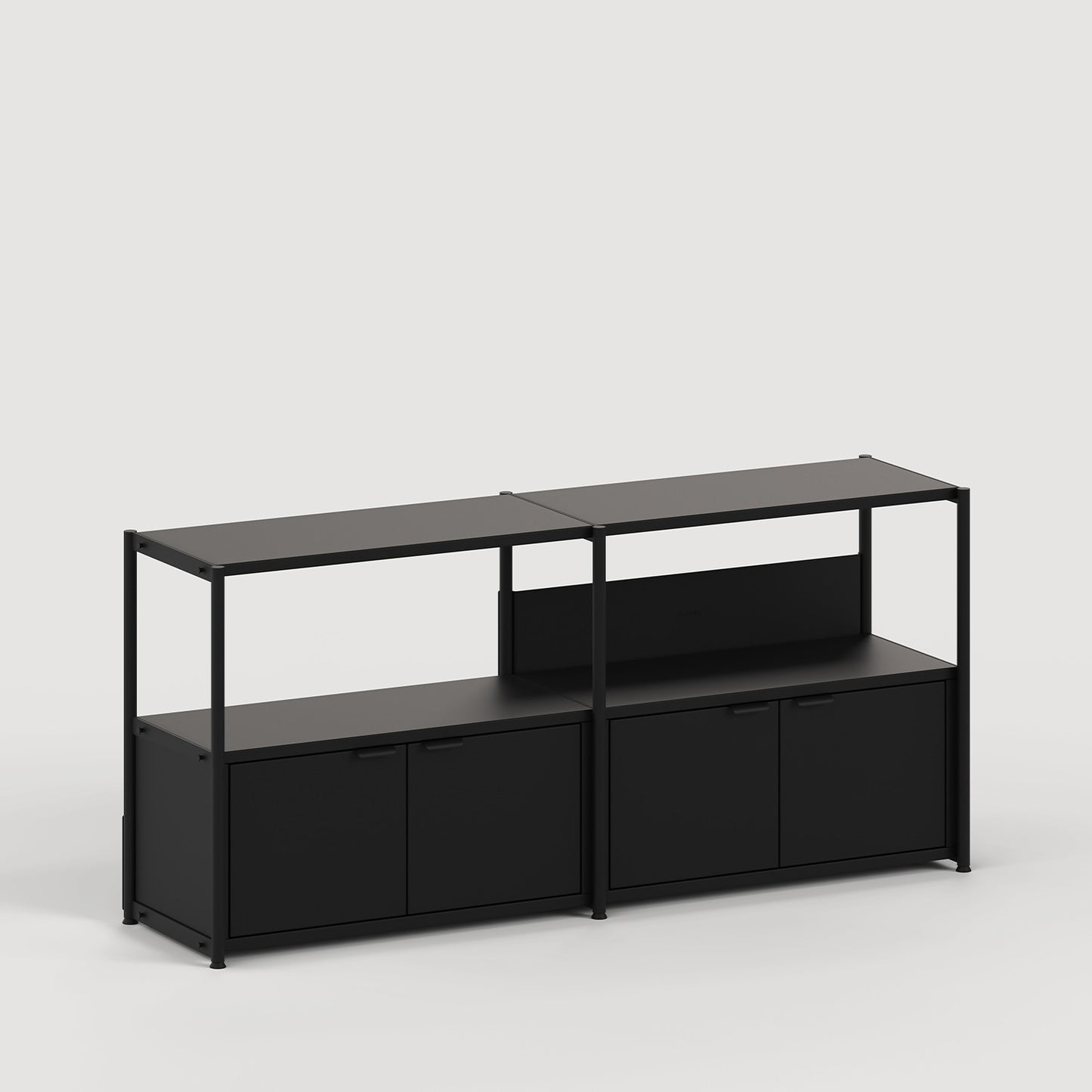 TipToe UNIT2 Metal Reol H75/85 x B164 cm