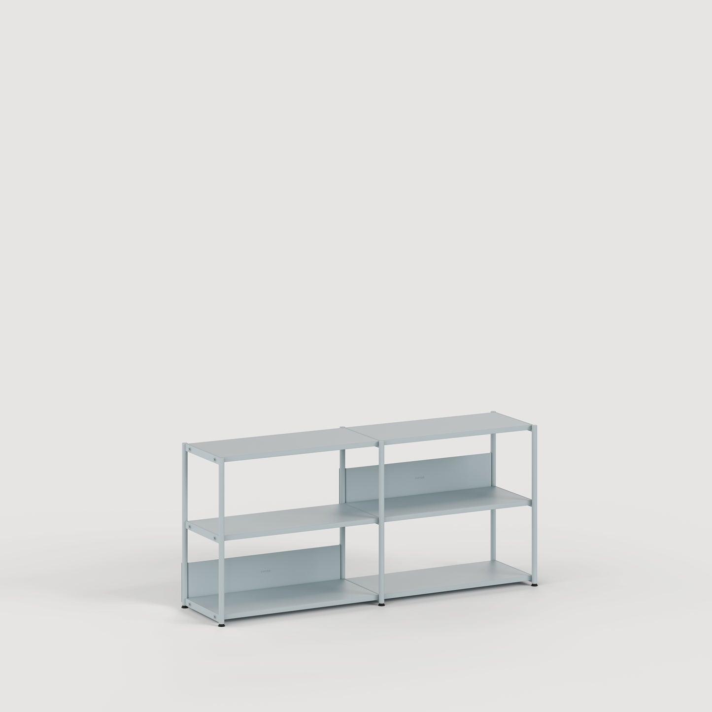 TipToe UNIT2 Metal Reol H75/85 x B164 cm