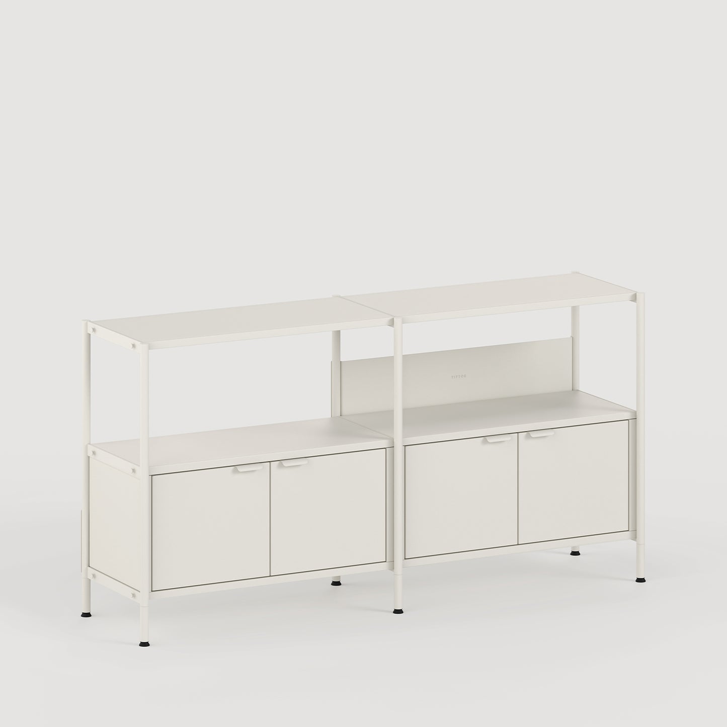 TipToe UNIT2 Metal Reol H75/85 x B164 cm