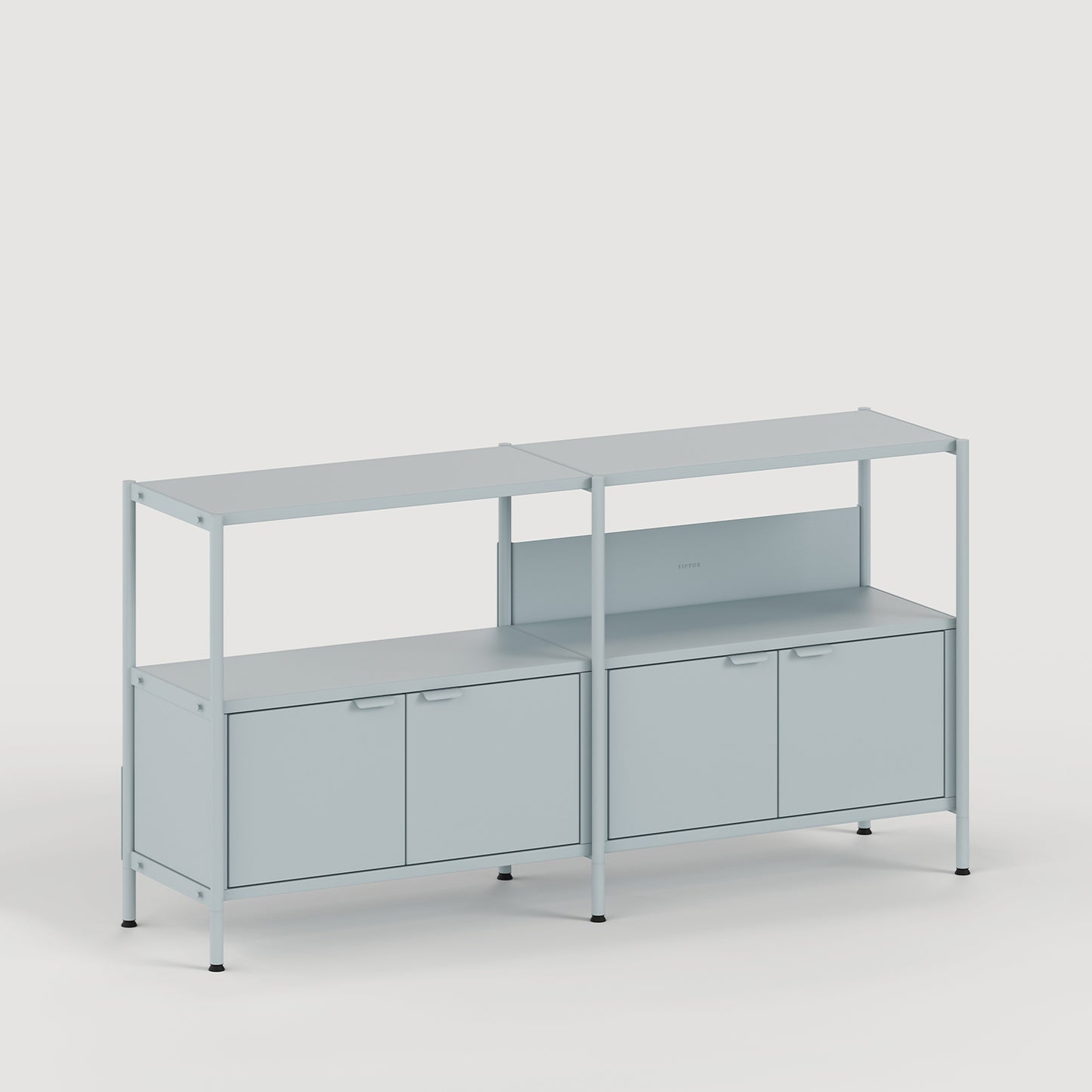 TipToe UNIT2 Metal Reol H75/85 x B164 cm