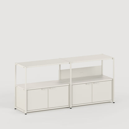 TipToe UNIT2 Metal Reol H75/85 x B164 cm