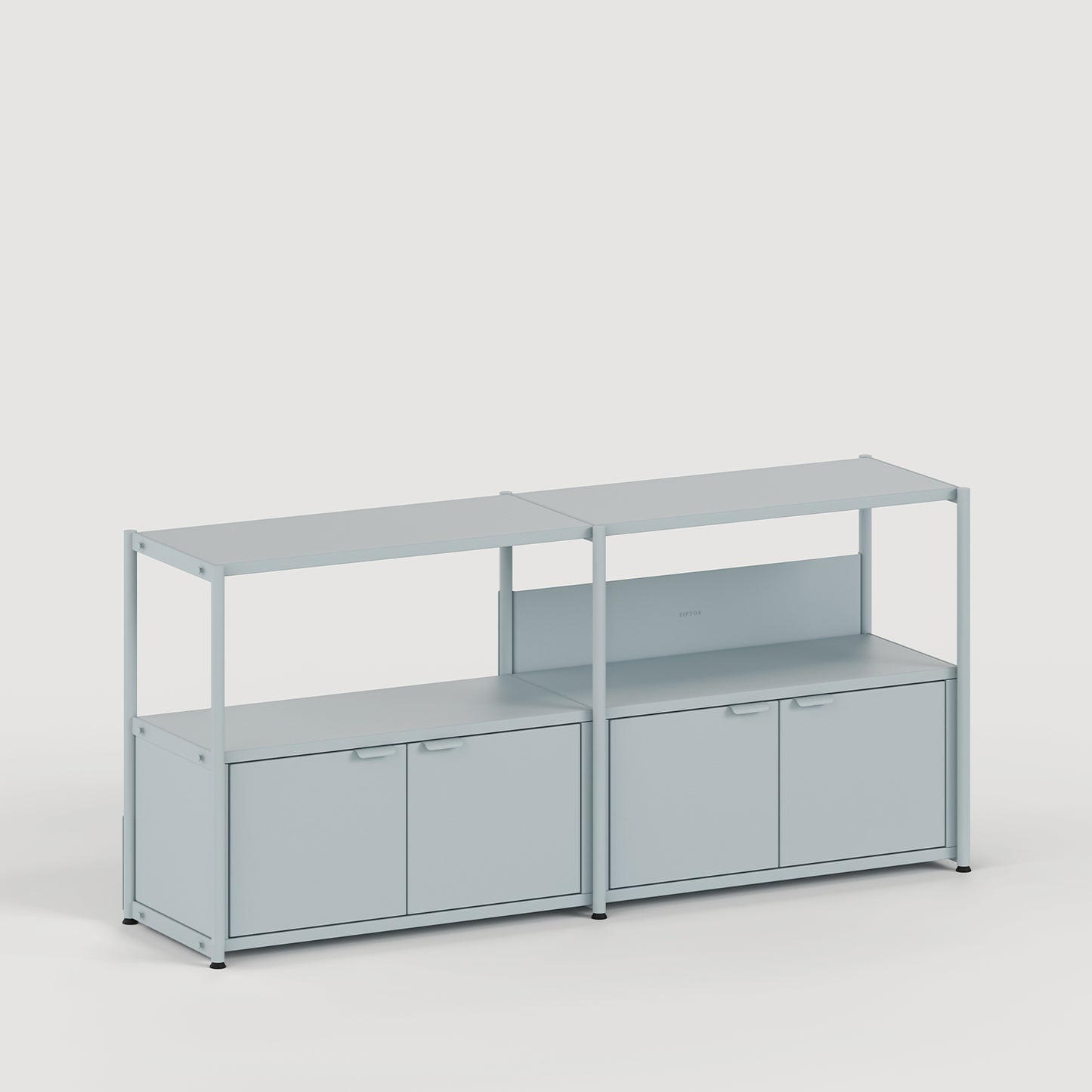 TipToe UNIT2 Metal Reol H75/85 x B164 cm