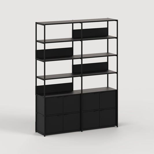 TipToe UNIT6 Metal Reol H215 x B164 cm