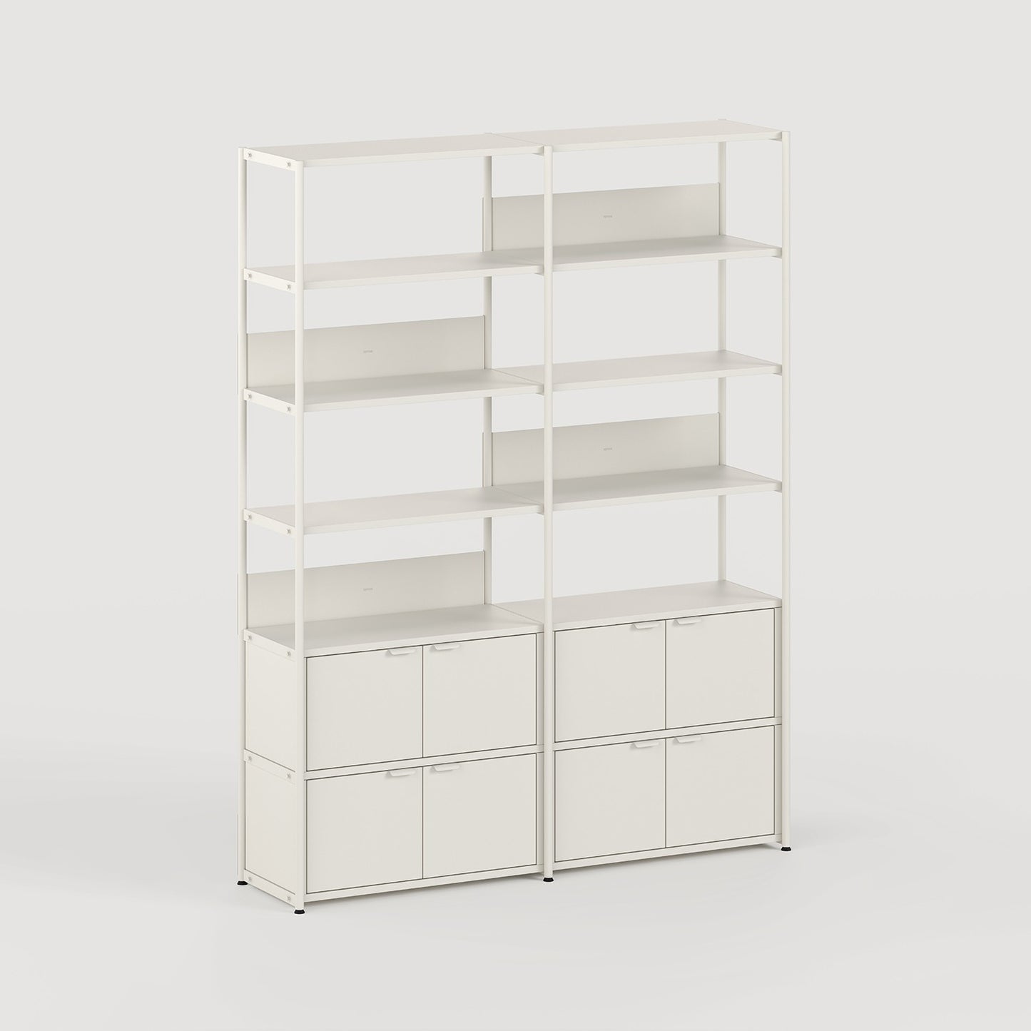 TipToe UNIT6 Metal Reol H215 x B164 cm