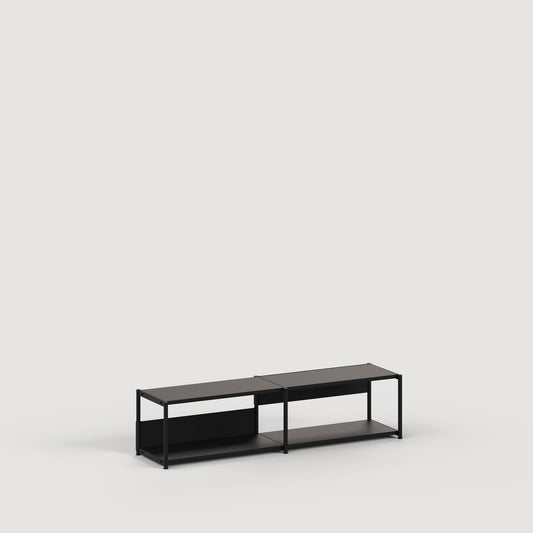 TipToe UNIT1 Metal Reol H40/50 x B164 cm