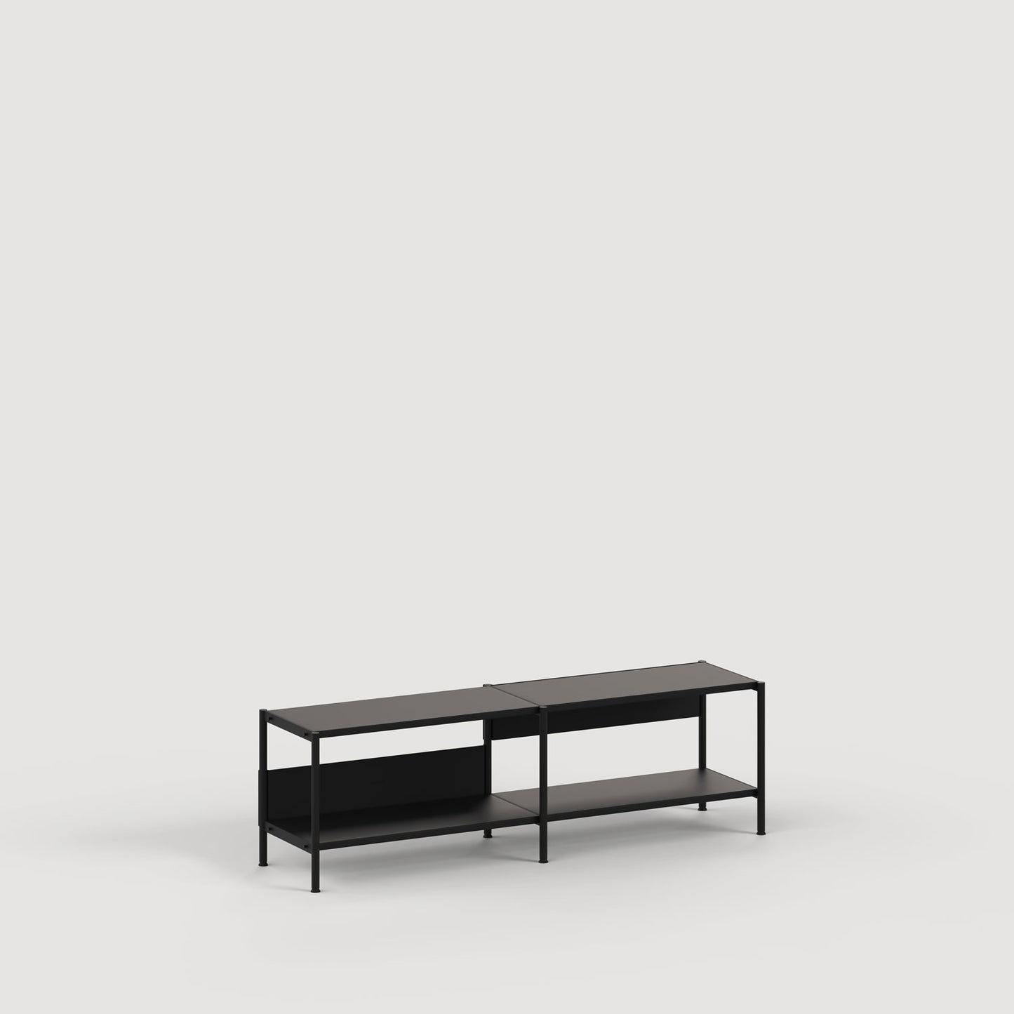 TipToe UNIT1 Metal Reol H40/50 x B164 cm