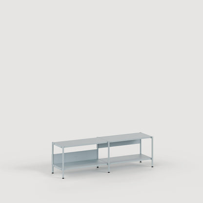 TipToe UNIT1 Metal Reol H40/50 x B164 cm