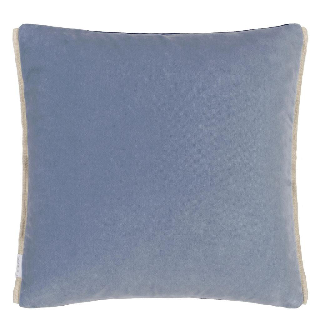 Designers guild Pude - Varese-Velour-Cerulean-43 x 43 cm