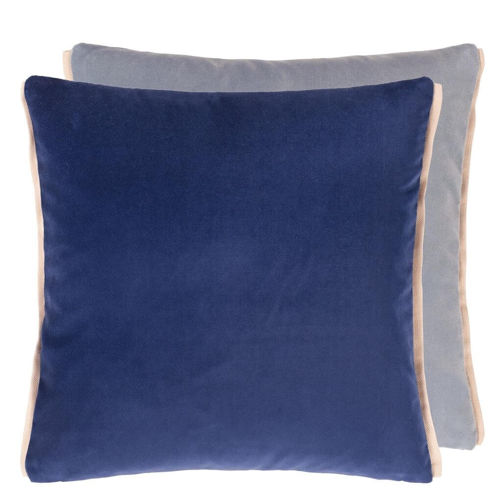 Designers guild Pude - Varese-Velour-indigo-43 x 43 cm