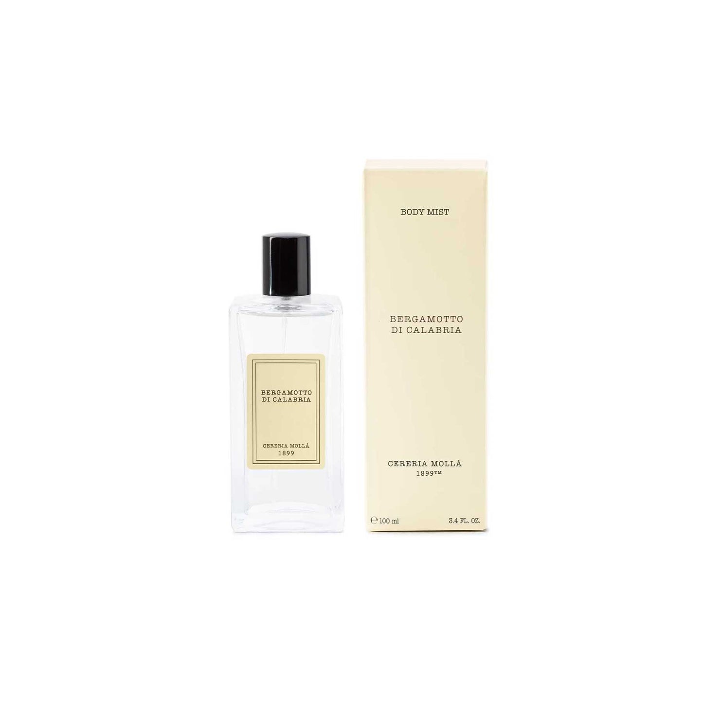 Cereria Mollá Bergamotto di Calabria body mist og rumspray 100 ml
