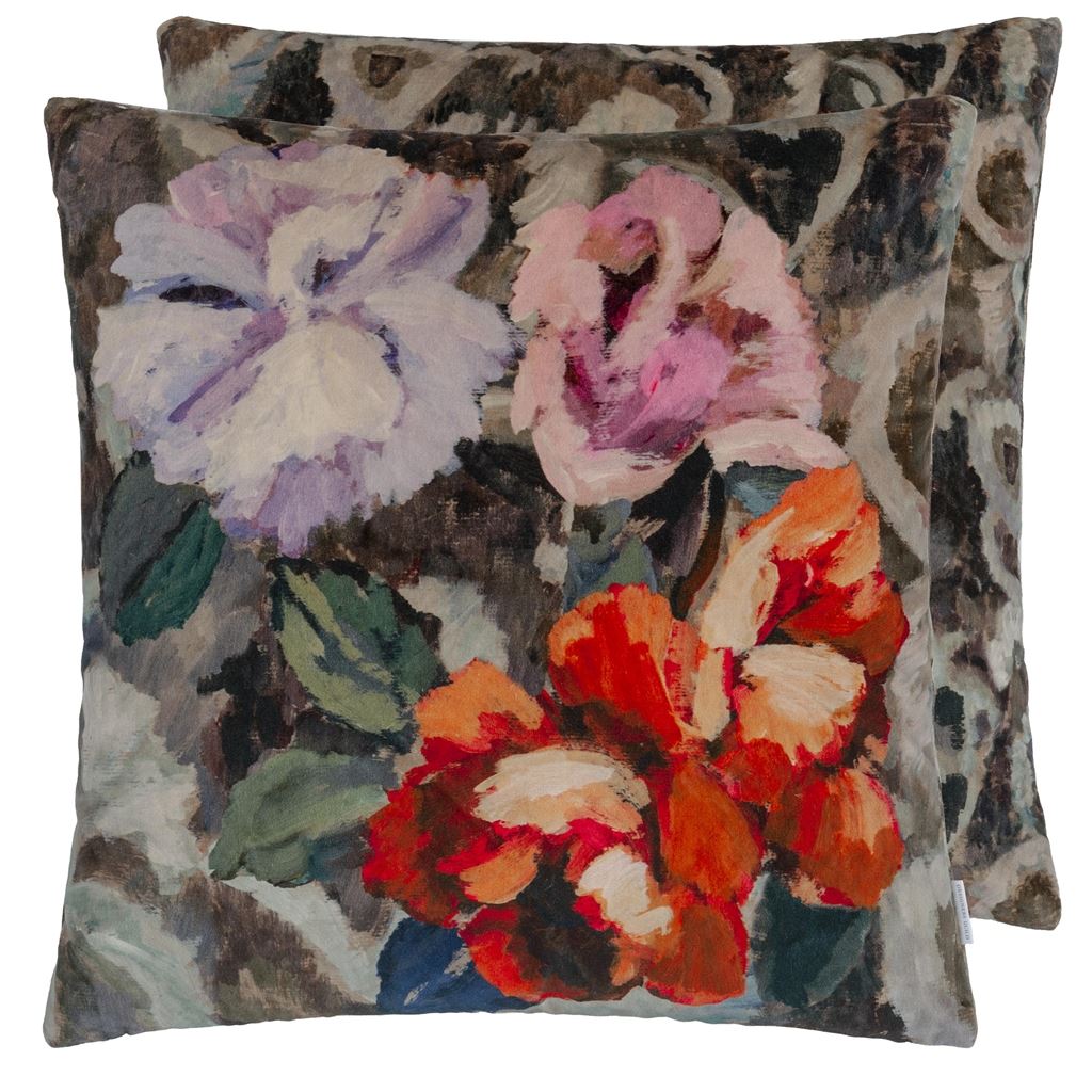 Designers Guild Pude - Tapestry-Flower-Damson - 55 x 55 cm