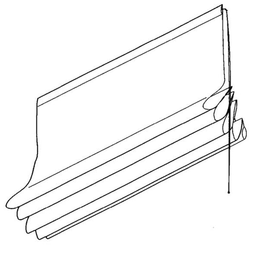 Woodnotes Foldegardin med Snoretræk - Model C